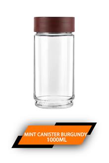 Cello Mint Canister Burgundy 1000ml